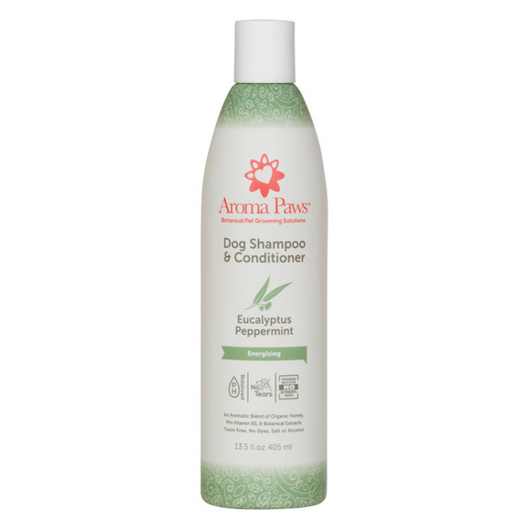Aroma Paws Energizing Shampoo Eucalyptus Peppermint 405ml