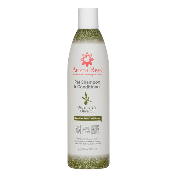 Aroma Paws Shampoo Organic Olive Oil 405ml