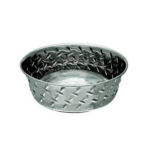 Loving Pets Bowl Diamond Plated 1 Pt