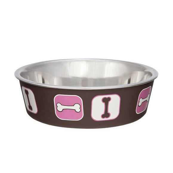 Loving Pets Dog Bowl Cosmopolitan Pink Medium