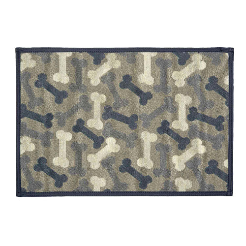 Loving Pets Dog Mat Bones Denim