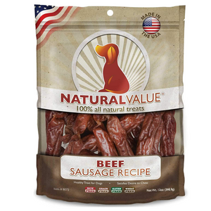 Loving Pets Treat Natural Value Sausages Beef 368.5g