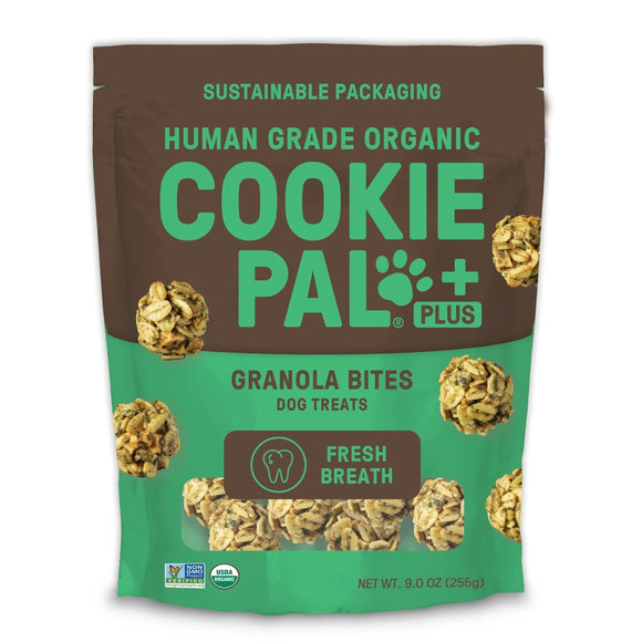 Cookie Pal Plus Granola Bites Dog Treats Fresh Breath 255g