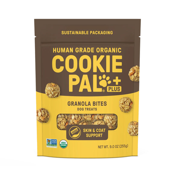 Cookie Pal Plus Granola Bites Dog Treats Skin & Coat 255g