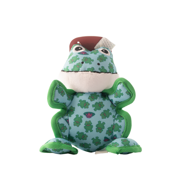 The Worthy Dog Toy Frog Small