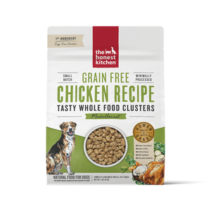 The Honest Kitchen Dry Dog Food Whole Food Clusters Grain-Free Chicken Recipe 5lb