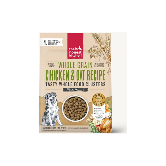 The Honest Kitchen Dry Dog Food Whole Food Clusters Whole Grain Chicken Recipe 1lb