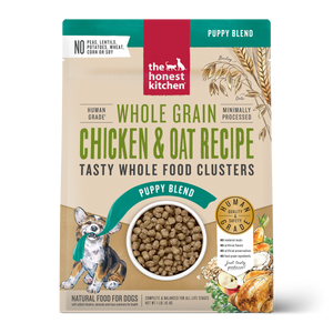 The Honest Kitchen Dry Dog Food Whole Food Clusters Whole Grain Puppy Chicken 1lb