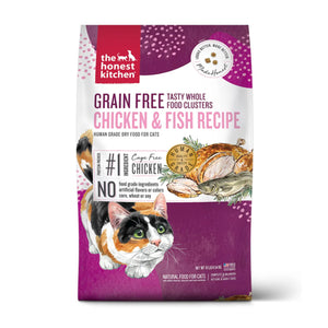 The Honest Kitchen Grain-free Whole Food Clusters Chicken & Fish Recipe 4.54kg