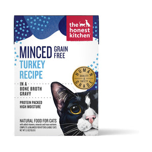 The Honest Kitchen Minced Grain-free Turkey Recipe in Broth Cat Food 155g
