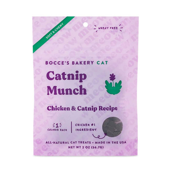Bocce's Bakery Catnip Munch Chicken & Catnip Recipe Cat Treats 56.7g
