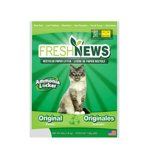 Fresh News Unscented Non Clumping Paper Cat Litter 1.8kg