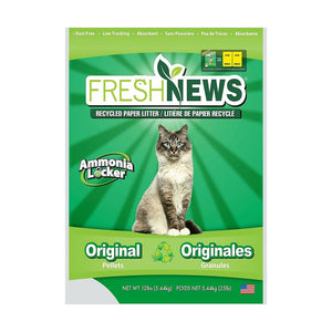 Fresh News Unscented Non Clumping Paper Cat Litter 5.44kg