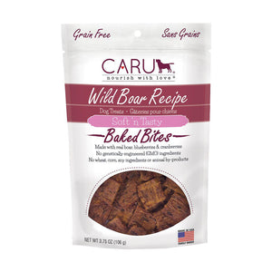 Caru Dog Treat Soft 'n Tasty Bites Grain Free Wild Boar 106g