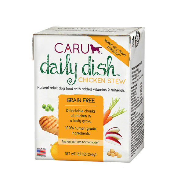 Caru Daily Dish Chicken Stew Grain-Free Wet Dog Food 354g