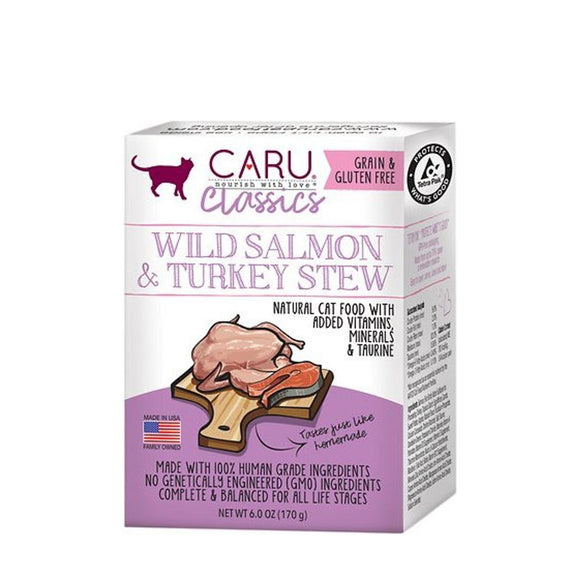 Caru Cat Stew Salmon & Turkey 170g
