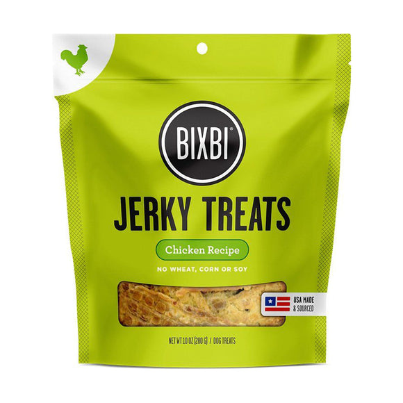 BIXBI Jerky Treats Chicken Recipe Dog Treats 280g