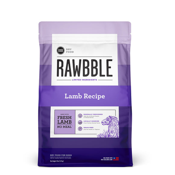 Bixbi Dry Dog Food Rawbble Limited Ingredient Diets Lamb 1.8kg