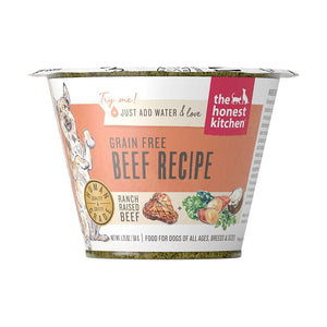 The Honest Kitchen Dry Dog Food Cup Grain Free Beef 50g