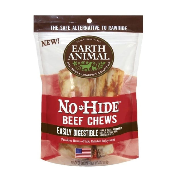 Earth Animal No-Hide Beef Chew 4 inch 2 pack