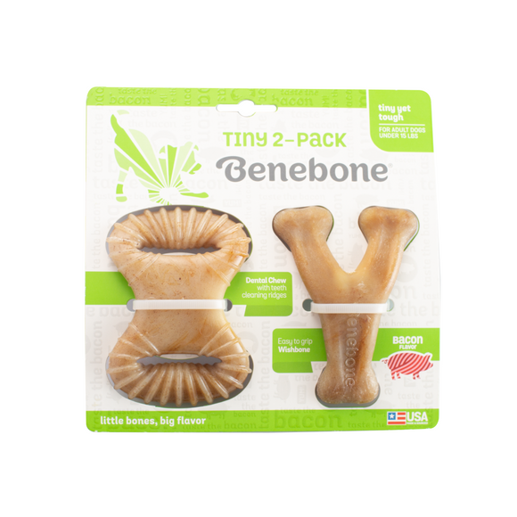 Benebone Toy Wishbone & Dental Tiny 2 Pack