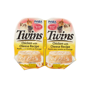 Inaba Twins Chicken with Cheese Recipe Cat Treats 70g