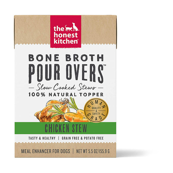 The Honest Kitchen Dog Treat Pour Overs Chicken Broth 156g