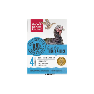 The Honest Kitchen Meal Booster 99% Turkey & Duck Protein Dog Food Topper  5.5 oz