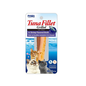 Inaba Tuna Fillet Grilled in Shrimp Flavored Broth Cat Treat 15g