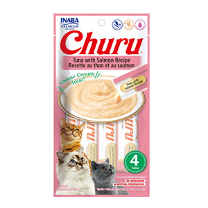 Inaba Churu Tuna Salmon Recipe Cat Treats 14g x 4 tubes