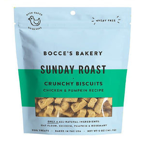 Bocce's Bakery Sunday Roast Crunchy Biscuits Chicken & Pumpkin Recipe Dog Treats 141.7g