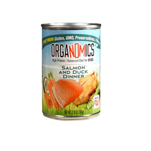 Evanger's Organomics Salmon & Duck Dinner Dog Food 354g