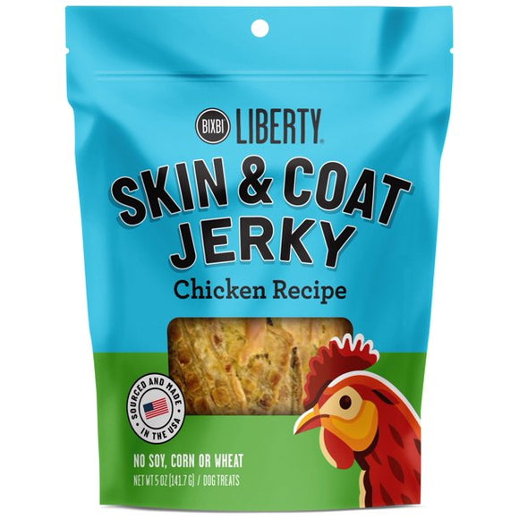 Bixbi Liberty Skin & Coat Jerky Chicken 141.7g