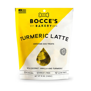 Bocce's Dog Biscuits Treats Turmeric Latte 141g