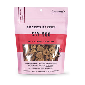 Bocce's Dog Treats Chewy Say Moo 170g