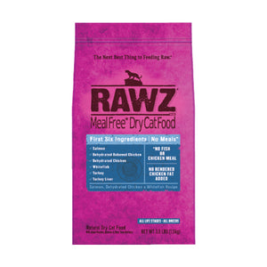 Rawz Dry Cat Food Meal Free Salmon, Chicken & Fish 1.75lb