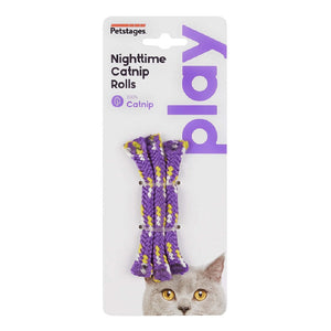 Petstages Cat Toy Nightime Catnip Rolls 3pk