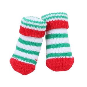 Puppia Sock Grinch Red Small