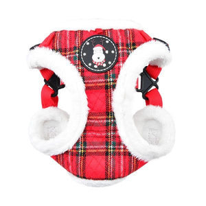 Puppia Harness C Blitzen Checkered Red Large