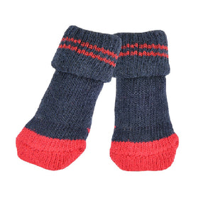 Puppia Sock Dylan Navy Small