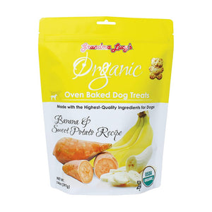 Grandma Lucy's Baked Organic Dog Treats Banana & Sweet Potato 397g