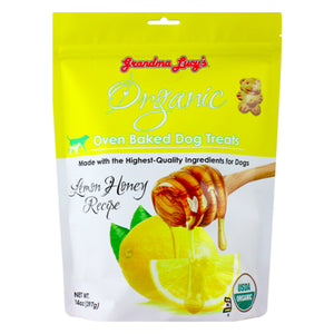 Grandma Lucy's Baked Organic Dog Treats Lemon Honey 397g