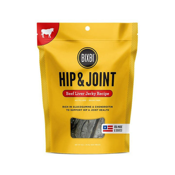 Bixbi Hip & Joint Jerky Beef Liver Treats 141.7g