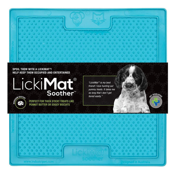 LickiMat Dog Feeder Mat Soother Turquoise
