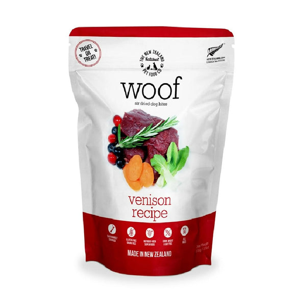 Woof Dog Treat Air-Dried Venison 100g