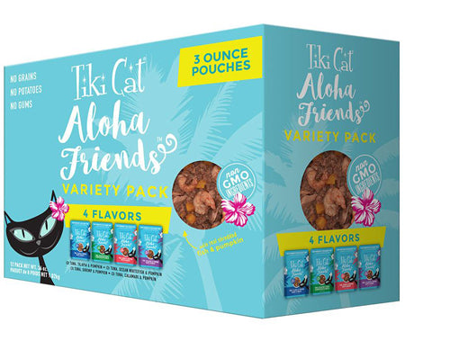 Tiki Cat Aloha Friends Tuna Variety Pack 12/85g pouch