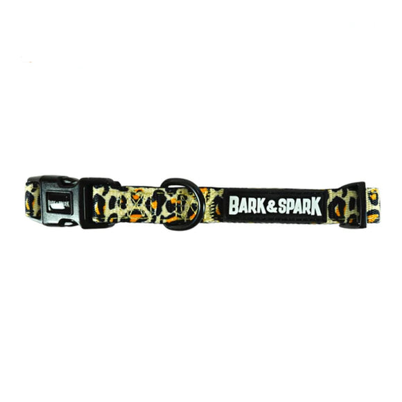 Bark & Spark Cheetah Collar Large