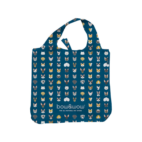 Bow & Wow Reusable Bag Dogs & Cats Blue