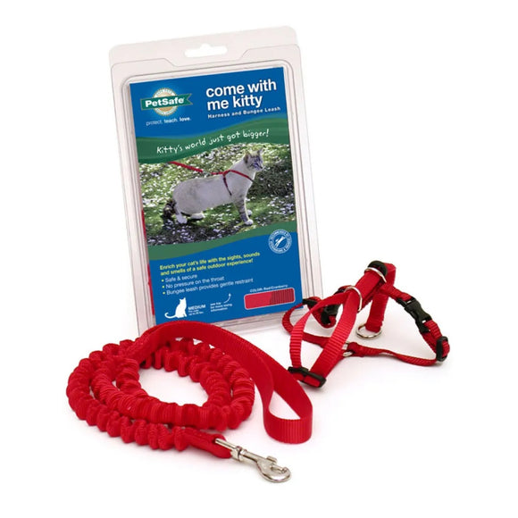 Petsafe Harness Bungee Leash Red Large
