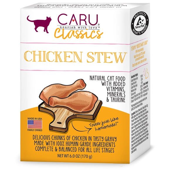 Caru Classics Chicken Stew Wet Cat Food 170g